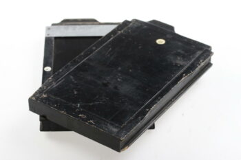 Holzkassetten für Glasplatten schwarz - 4 Stück