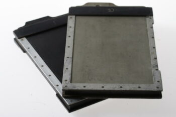 Holzkassetten für Glasplatten schwarz (13x21cm) - 5 Stück