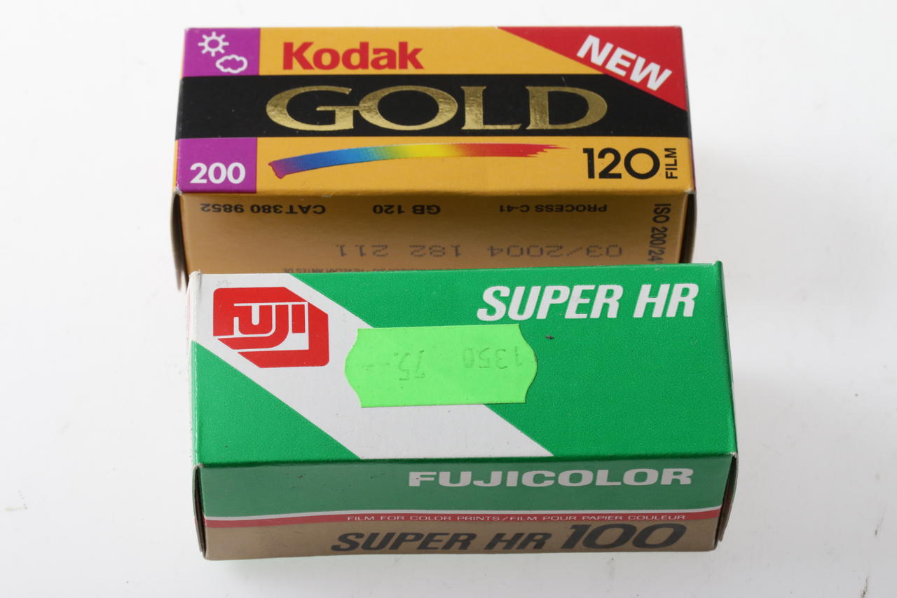Konvolut diverse Color Negativ Filme 120 Rollfilm Abgelaufen - 12 Stück