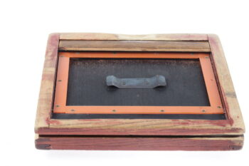 Holzkassetten für Glasplatten 22,1x22,1cm - 2 Stück