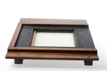 Mattscheibenrückteil / Wechselschlitten für Holzkameras