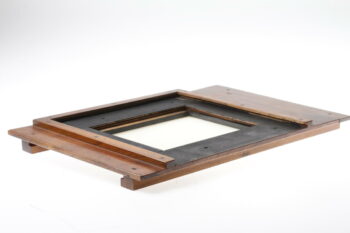 Mattscheibenrückteil / Wechselschlitten für Holzkameras