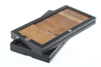 Holzkassettten für Glasplatten 11,5 x 22,8cm - 2 Stück