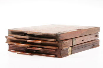 Holzkassettten für Glasplatten 16,5 x 23cm - 3 Stück