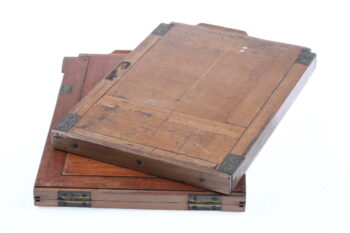 Holzkassettten für Glasplatten 16,5 x 23cm - 3 Stück