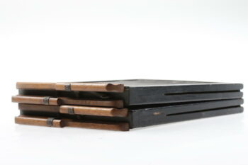 Holzkassettten für Glasplatten 17 x 25,3cm - 2 Stück