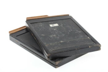 Holzkassettten für Glasplatten 17 x 25,3cm - 2 Stück