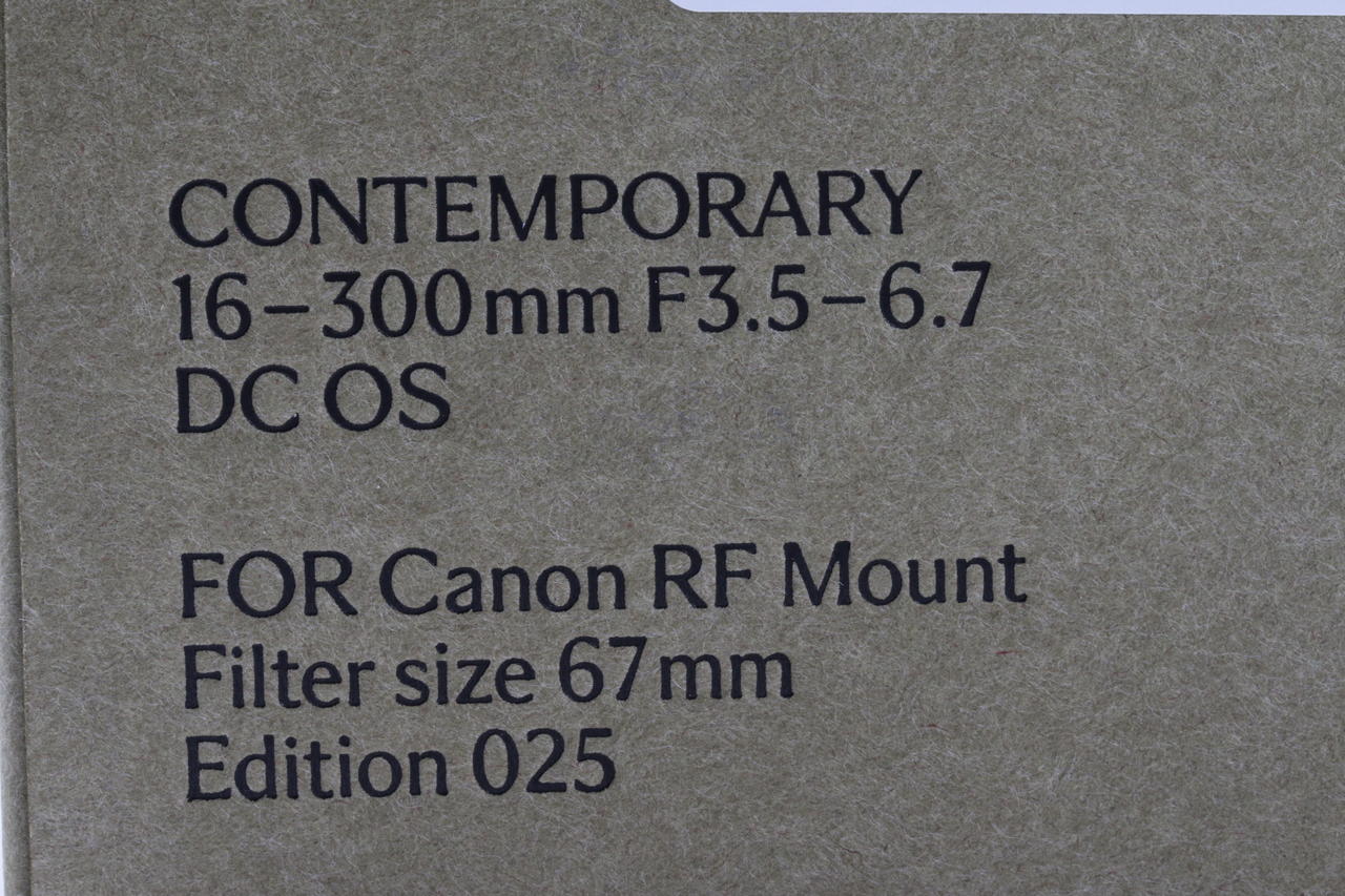 Sigma 16-300mm 3,5-6,7 DC OS Contemorary für Canon RF - #5890161