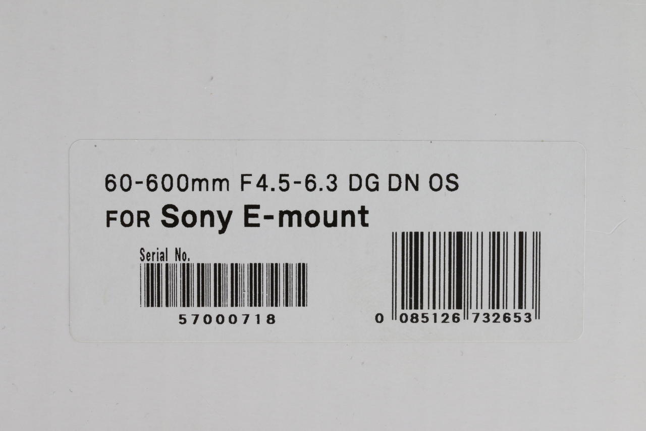 Sigma 60-600mm f/4,5-6,3 DG DN OS Sports für Sony FE - #57000718