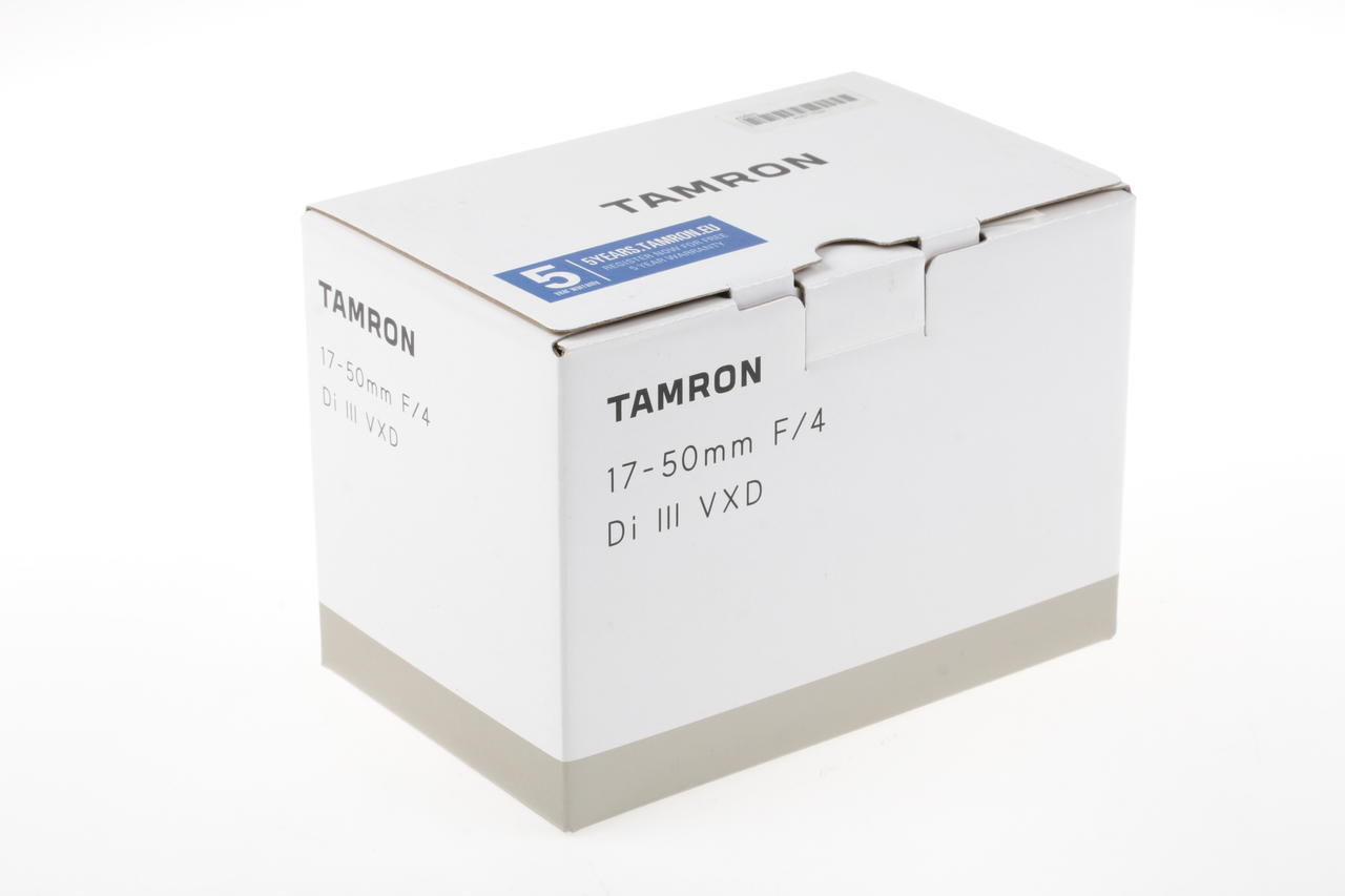 Tamron 17-50mm f/4 Di III VXD für Sony E - #001752