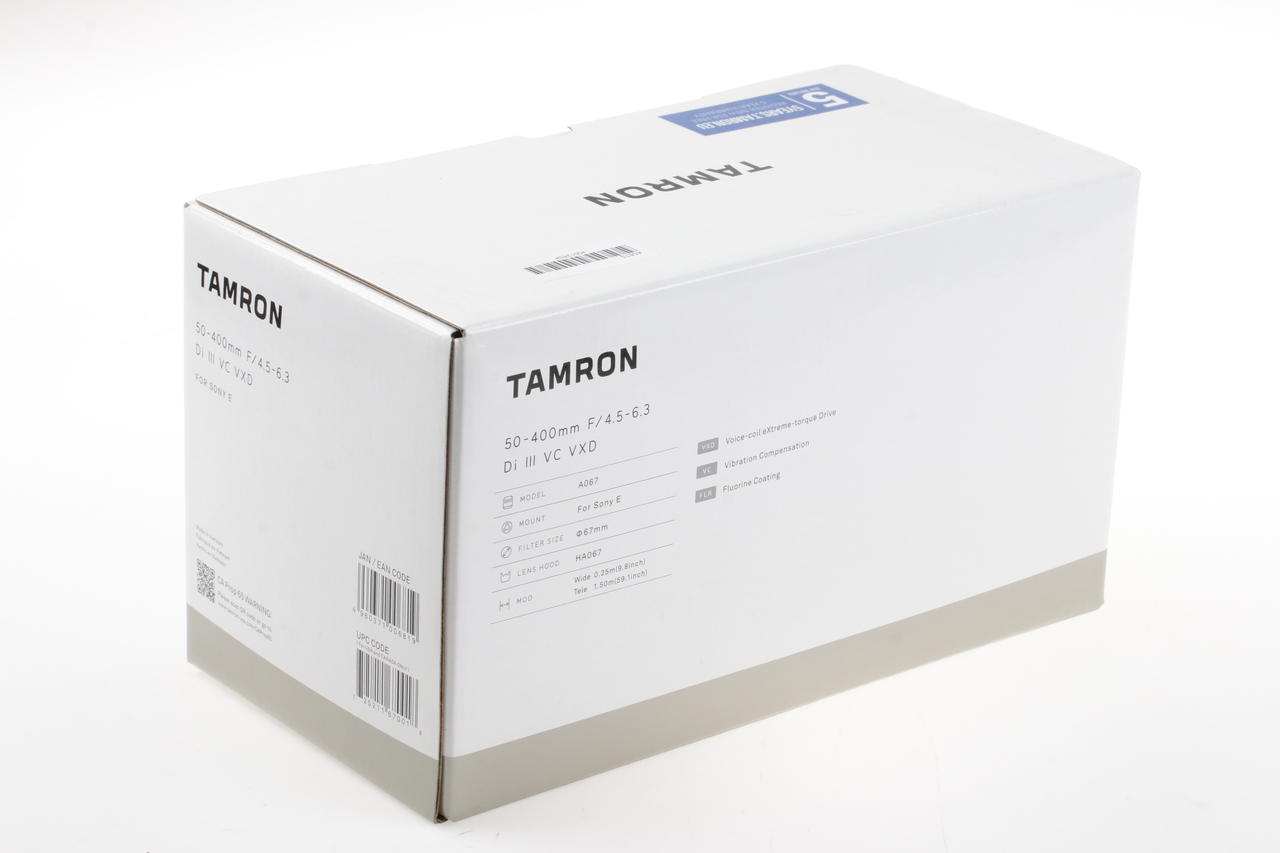 Tamron 50-400mm f/4,5-6,3 Di III VC VXD Sony FE - #001263