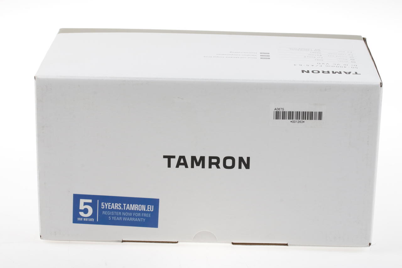 Tamron 50-400mm f/4,5-6,3 Di III VC VXD Sony FE - #001263