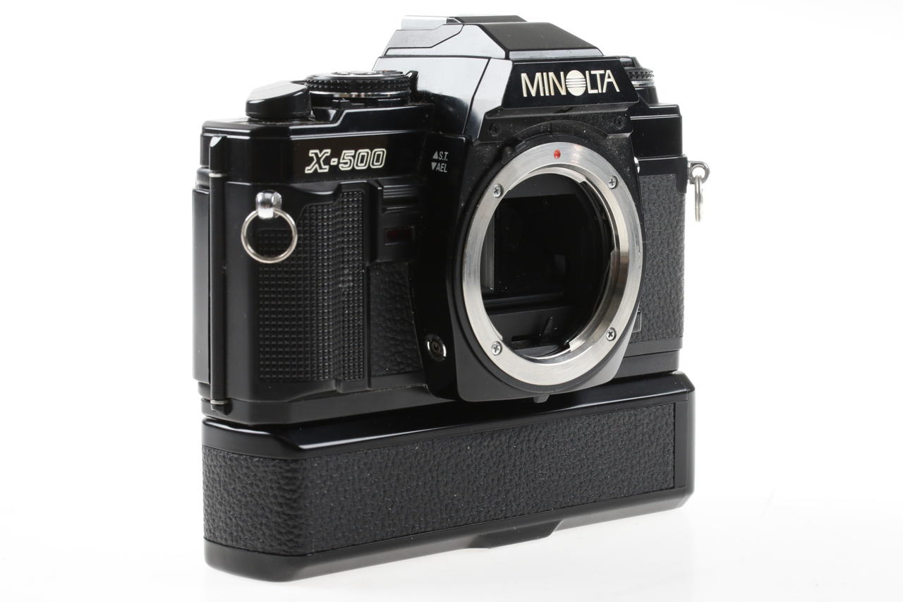 Minolta X-500 Gehäuse mit Motor Drive 1 - #6092598