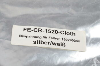 FalconEyes Bespannung für Reflektor 150x200cm silber/weiß