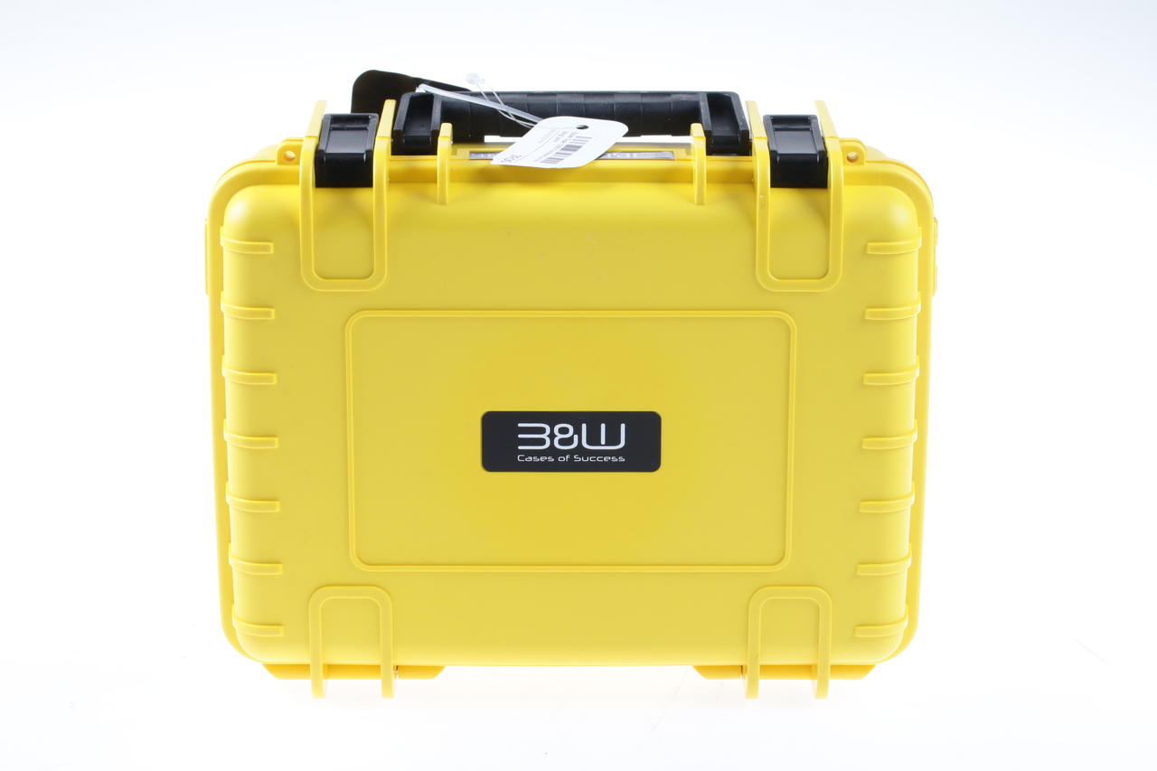 B&W Type 1000 Outdoorcase mit Steg/ gelb