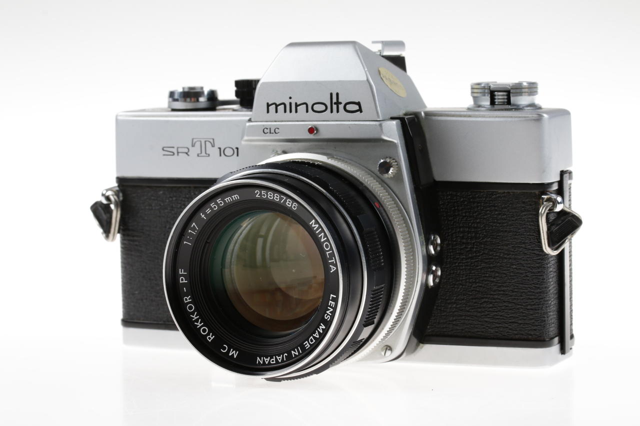 Minolta SR-T 101 mit MC Rokkor-PF 55mm f/1,7 - #1573741