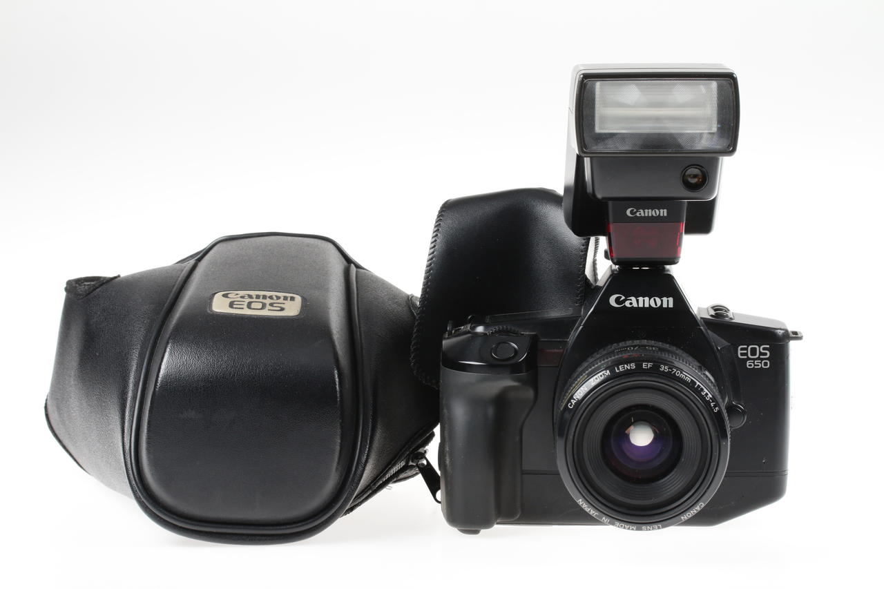 Canon EOS 650 Set mit EF 35-70mm und EF 80-200mm, Blitz - #1375761