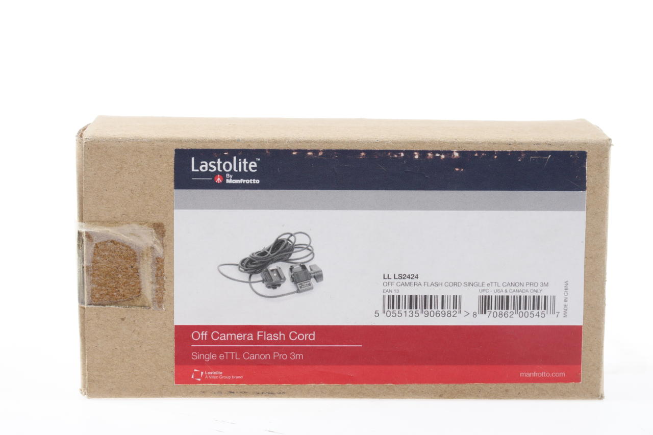 Lastolite Off Camera Cord / 3Meter für Canon