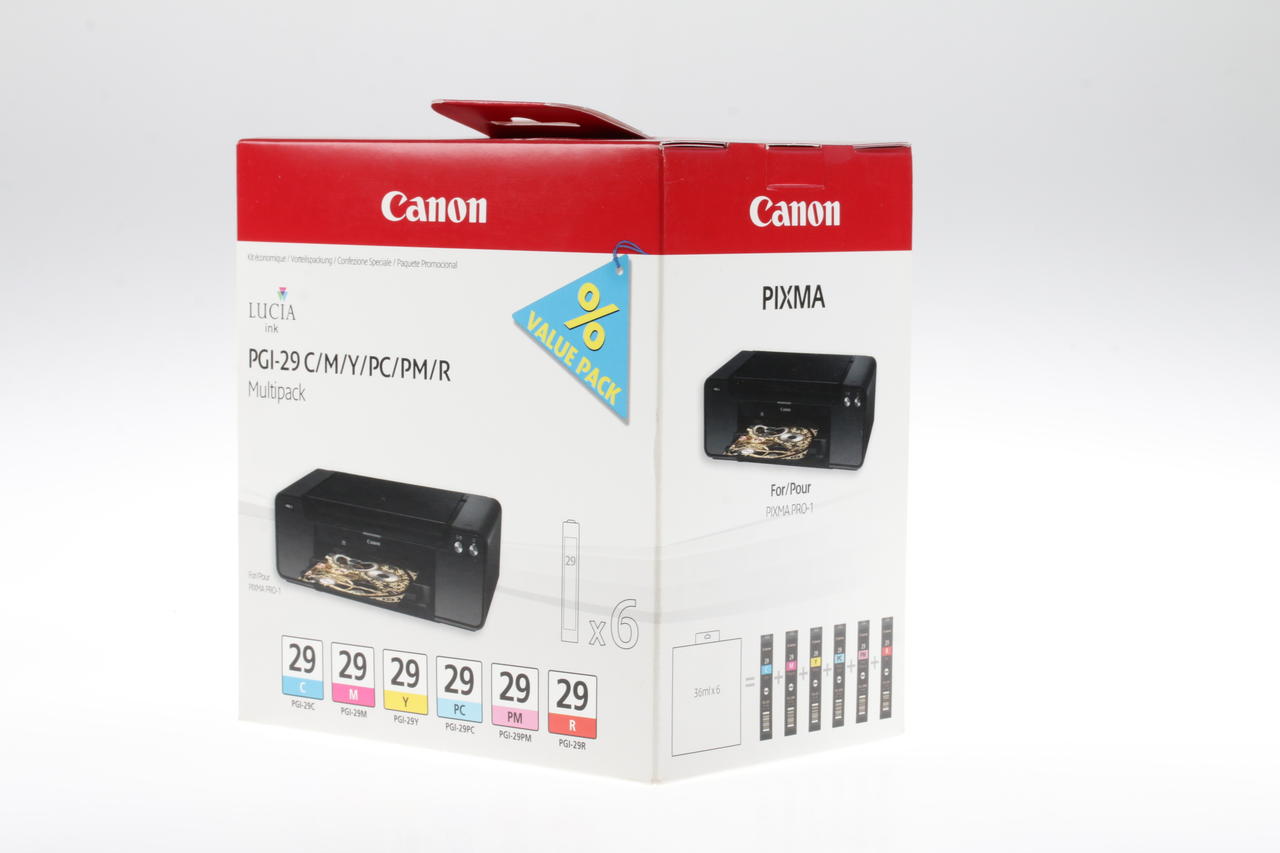 Canon PGI-29 Farb-Multipack Druckerpatronen für Pro 1