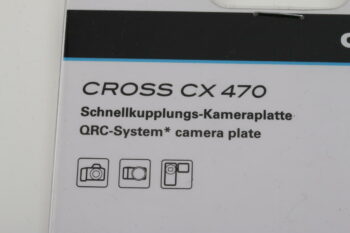Cullmann Cross CX 470 Kameraplatte