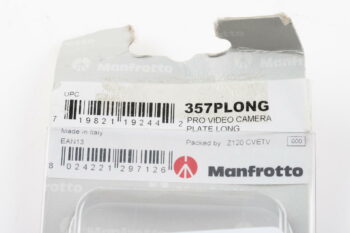 Manfrotto 357PLONG Schnellwechselplatte