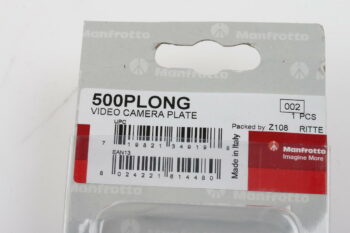 Manfrotto 500PLONG Schnellwechselplatte