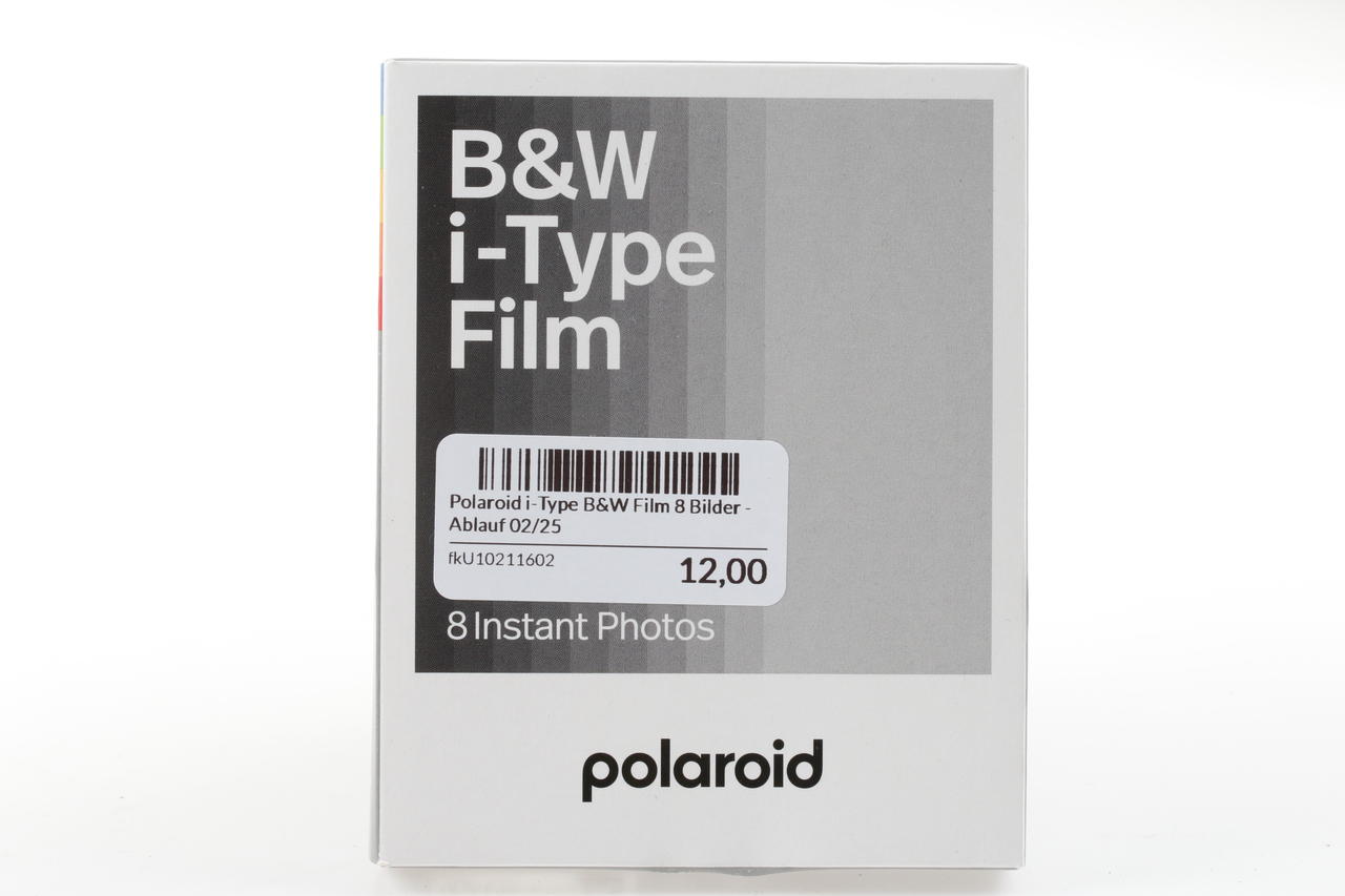 Polaroid i-Type B&W Film 8 Bilder - Ablauf 02/25