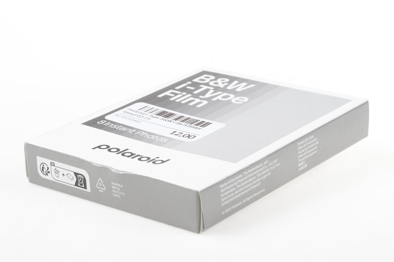 Polaroid i-Type B&W Film 8 Bilder - Ablauf 02/25