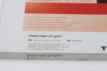Tetenal Glossy Paper 272g A3 20Blatt