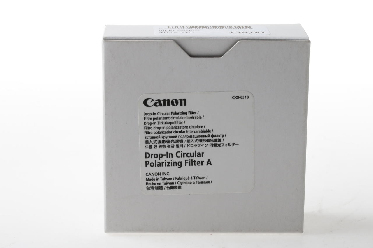 Canon Drop-In Circular Polfilter A für RF Adapter
