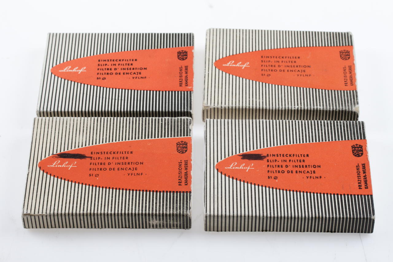 Linhof Filtersatz Einsteckfilter UV/Gelb/B2/Rot