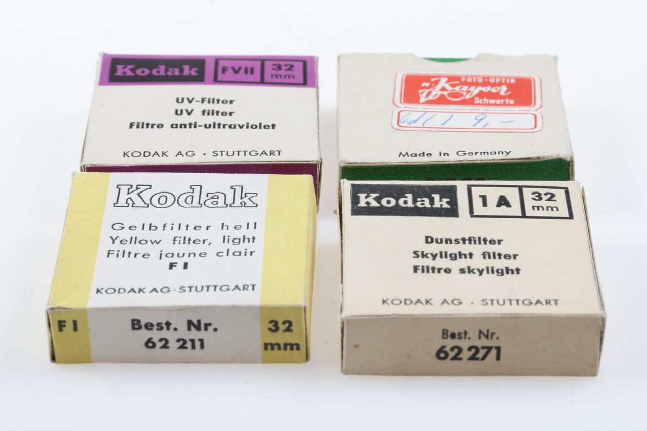 Kodak Filtersatz 32mm 4 Filter