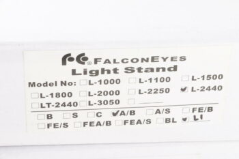FalconEys Leuchtenstativ 78-240mm Air - 4 Stück