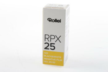 Rollei RPX 25 120 Rollfilm SW Film - Ablauf 11/25