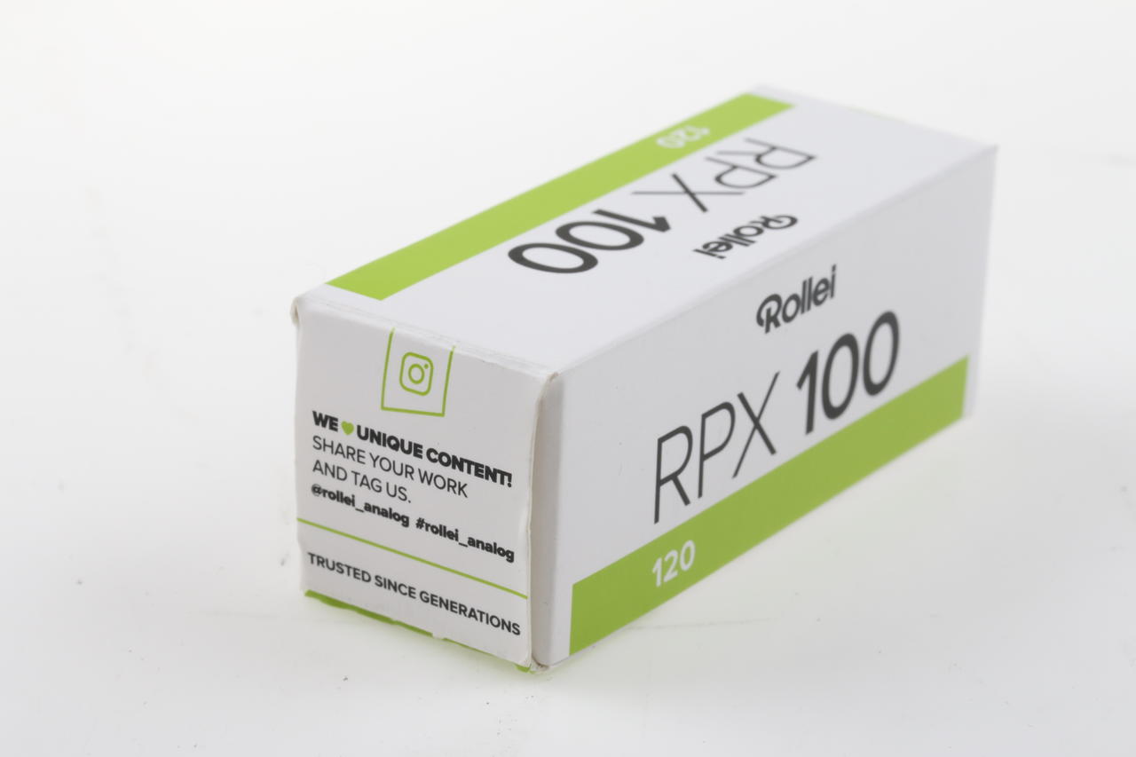 Rollei RPX 100 120 Rollfilm SW Film - Ablauf 03/26