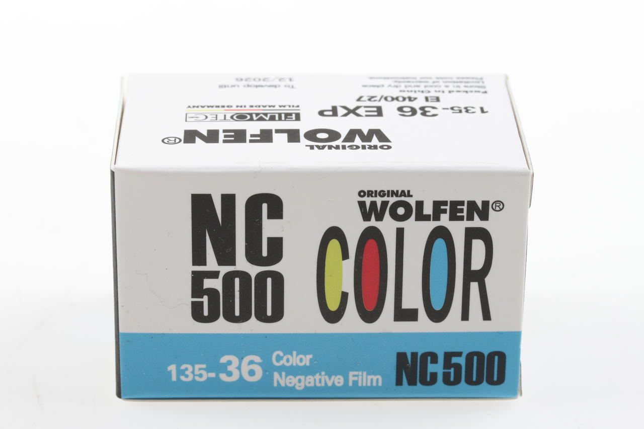 Wolfen NC500 Color Negativ Film 135/36 Ablauf 12/26