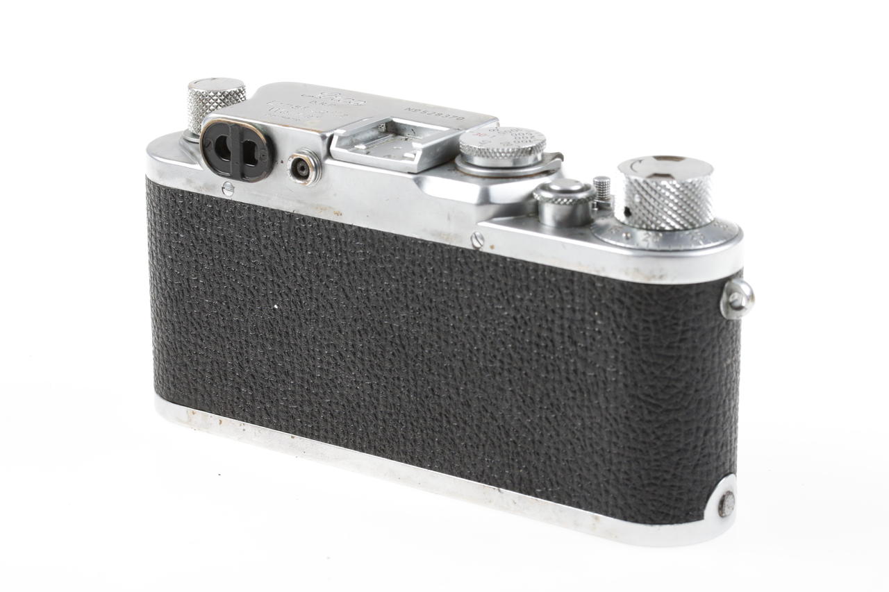 Leica IIIf Sucherkamera mit Elmar 5cm f/3,5 Red Scale - #528370