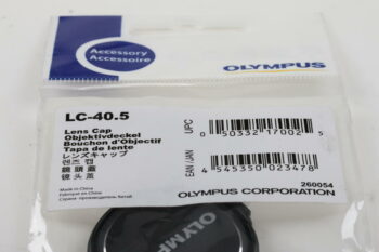 Olympus LC-40,5mm Objektiv Frontdeckel