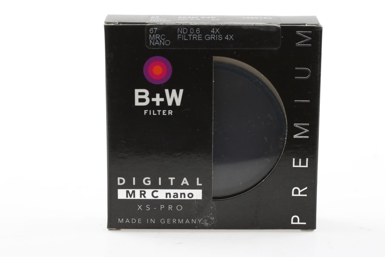 B+W Graufilter MRC Nano 802M XSP ND 0.6 4x 67mm 1089160