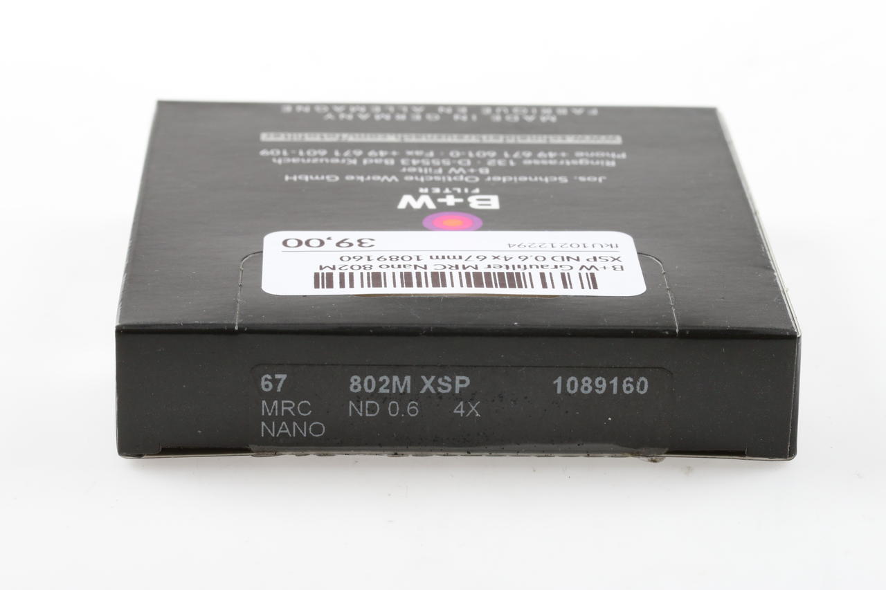 B+W Graufilter MRC Nano 802M XSP ND 0.6 4x 67mm 1089160