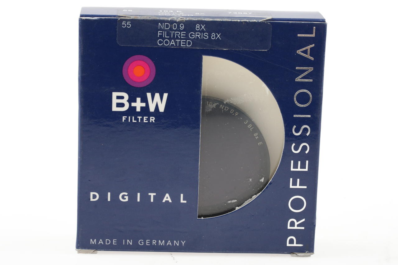 B+W Graufilter 103E ND 0.9 8x 55mm 73057