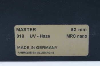 B+W Master nano 010 UV-Haze Filter - 82mm 1101509