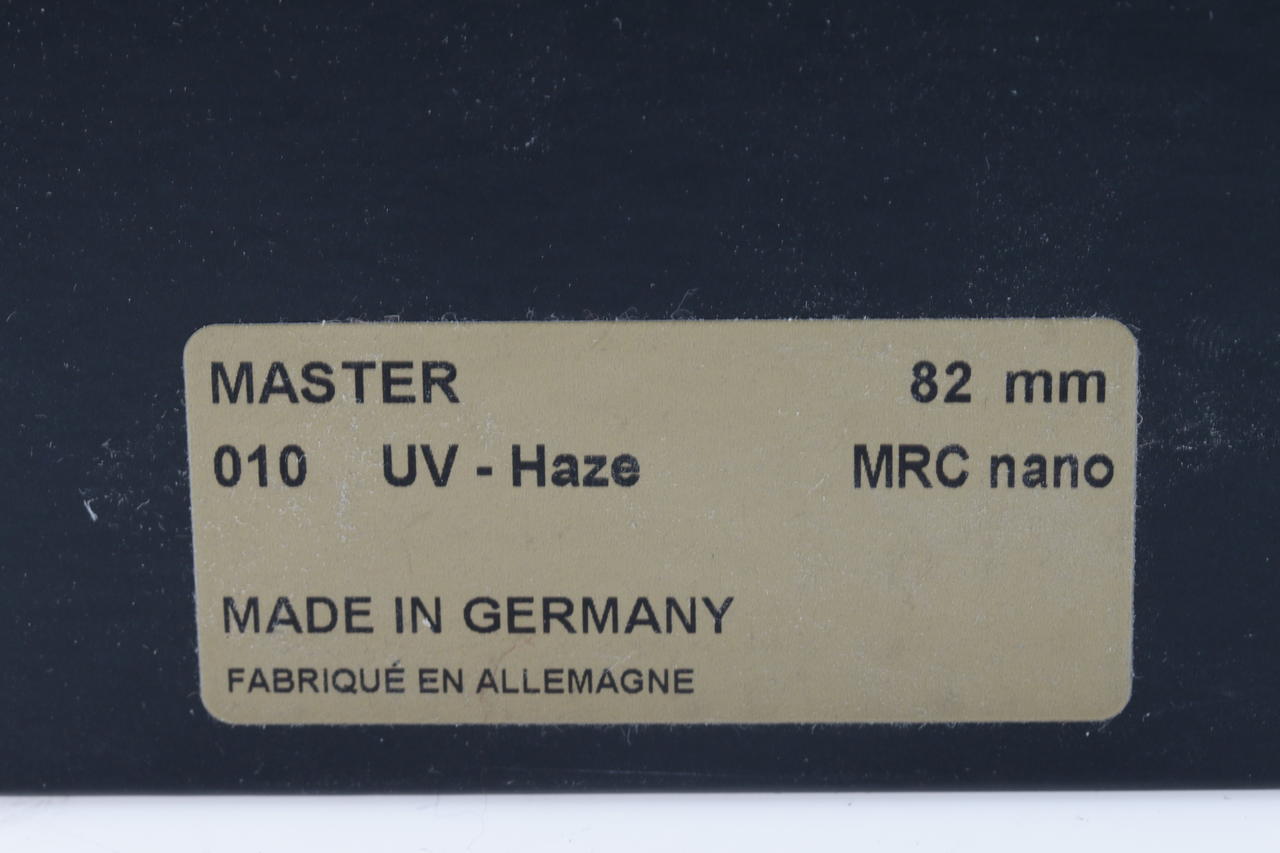 B+W Master nano 010 UV-Haze Filter - 82mm 1101509