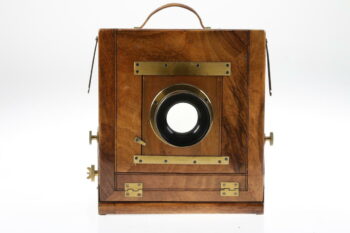 Holzkamera 13x18 mit Voigtländer Anastigmat II No.6 1:6,3