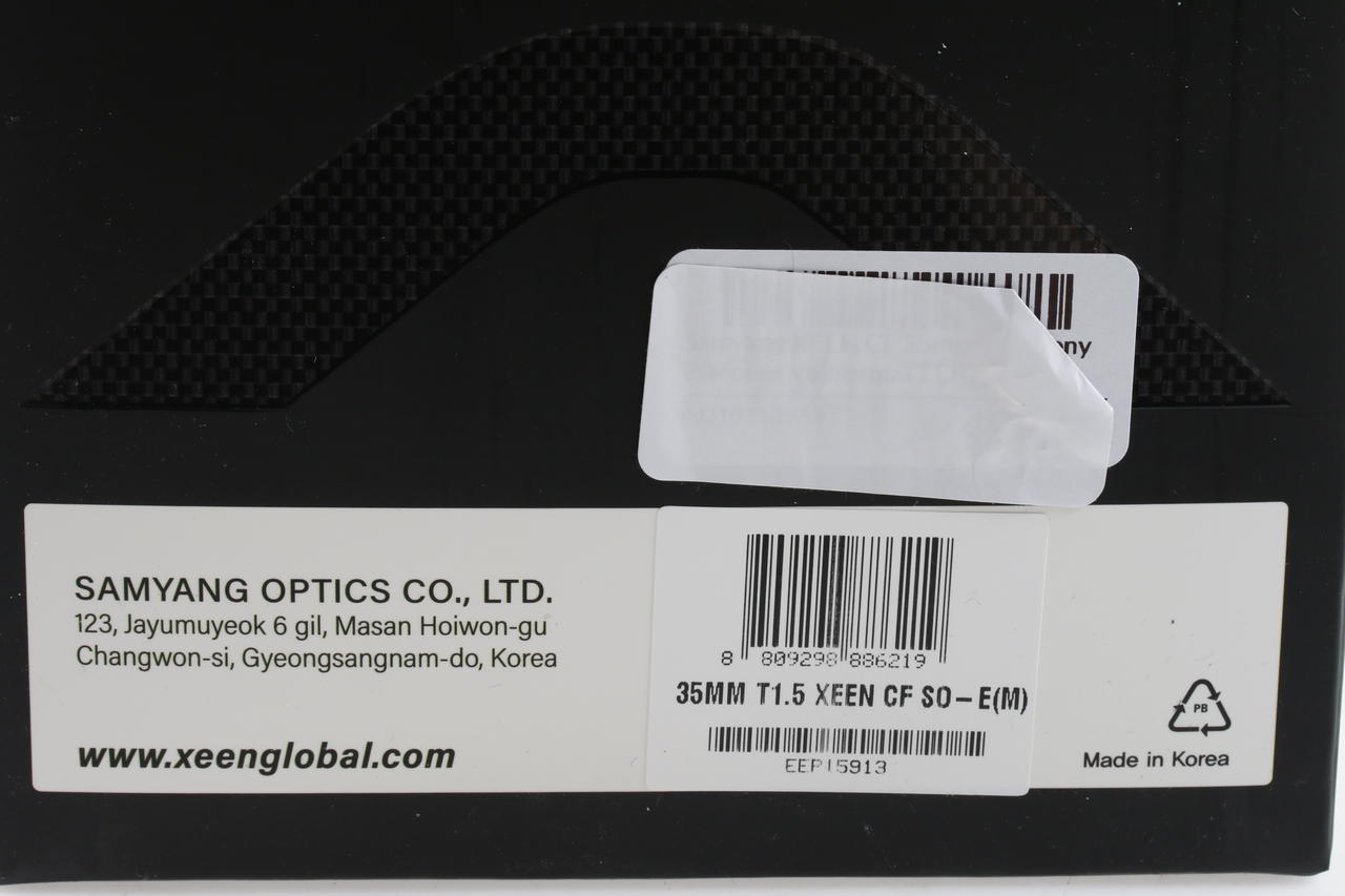 Samyang XEEN CF 35mm T1,5 Sony E-Mount Vollformat - #EEP15913