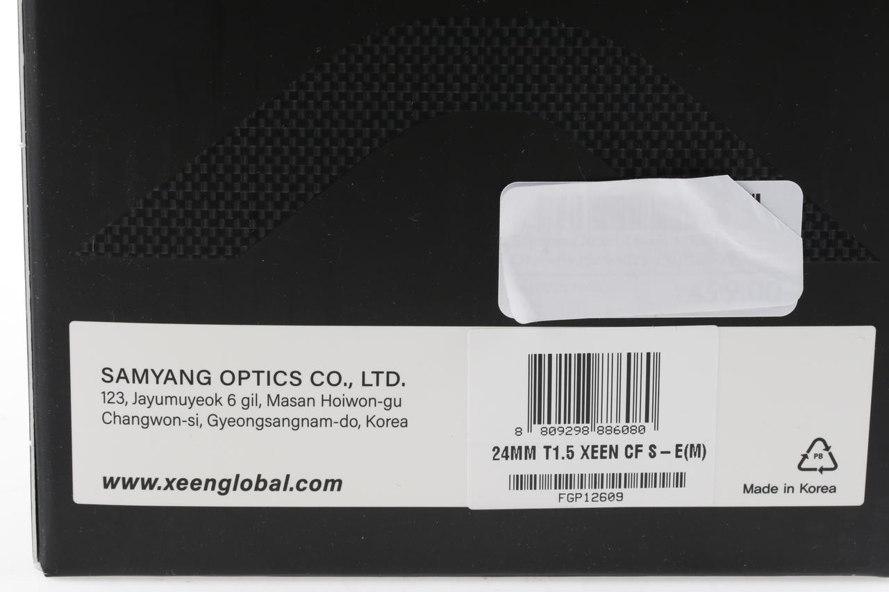 Samyang Xeen 24mm T/1,5 Cine Objektiv für Sony E - #FGP12609