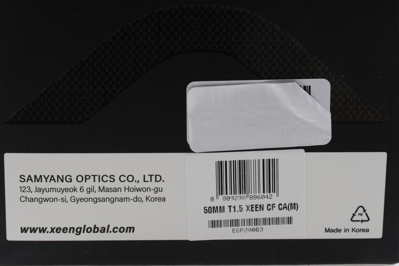 Samyang XEEN CF 50mm T1,5 Canon EF-Mount Vollformat