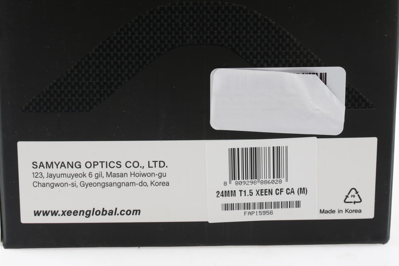 Samyang XEEN CF 24mm T1,5 Canon EF-Mount Vollformat - #FAP15956