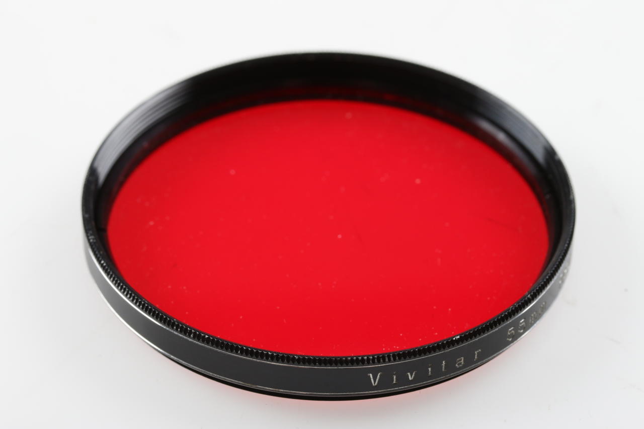 Vivitar Rotfilter 25A / 55mm Durchmesser
