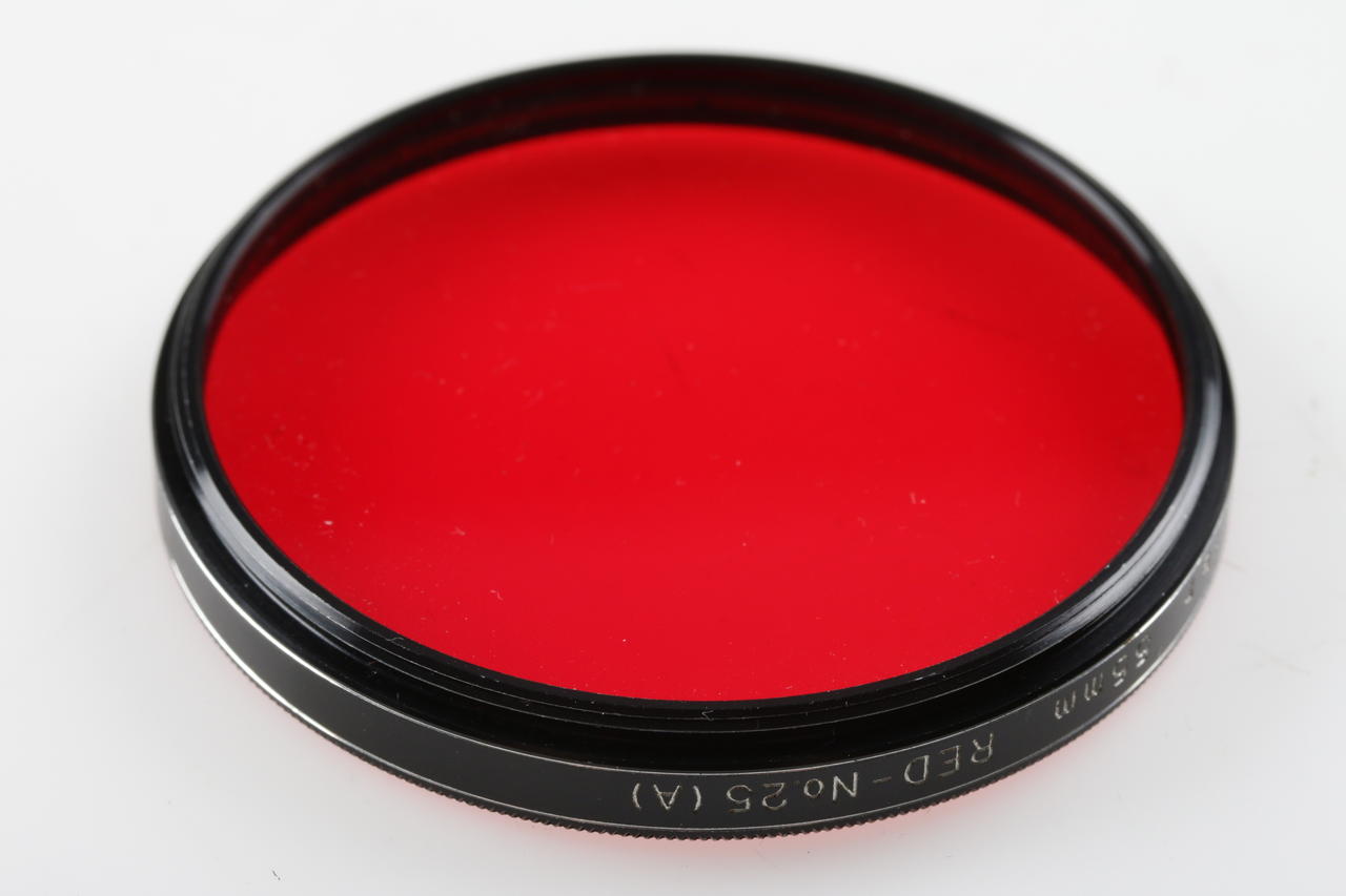 Vivitar Rotfilter 25A / 55mm Durchmesser